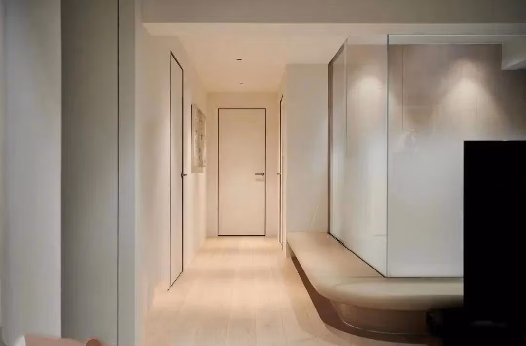 Nội thất sử dụng gam màu trắng cho nội thất, hòa cùng ánh sáng tự nhiên. Ảnh: Toutiao