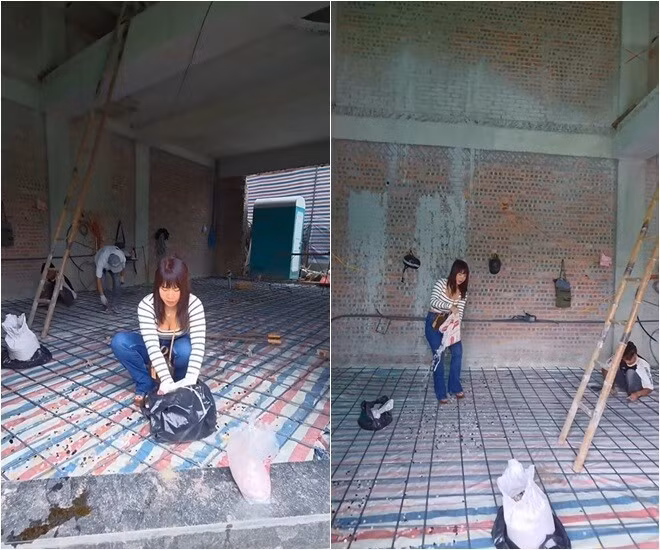 Không gian bên trong biệt thự khá rộng rãi, thông thoáng. Ảnh: FBNV