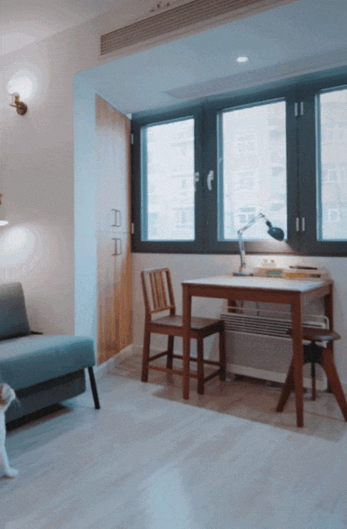 Thay vì đập đi xây lại, gia chủ chỉ cải tạo vừa đủ để ở với chi phí hơn 100.000 nhân dân tệ (tương đương khoảng 350 triệu đồng). Ảnh: Toutaio