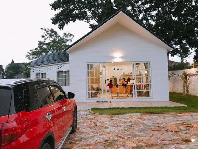Ngôi nhà được nam diễn viên khởi công từ tháng 3/2019 và hoàn thành sau 5 tháng. Ảnh: FBNV
