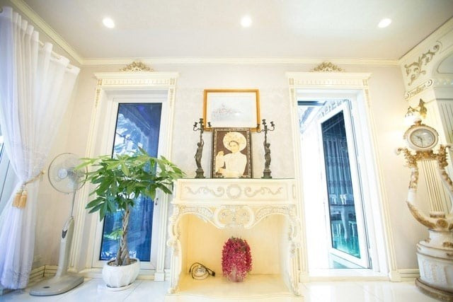 Chậu cây xanh giúp không gian nhà thêm sinh động. Ảnh: Internet