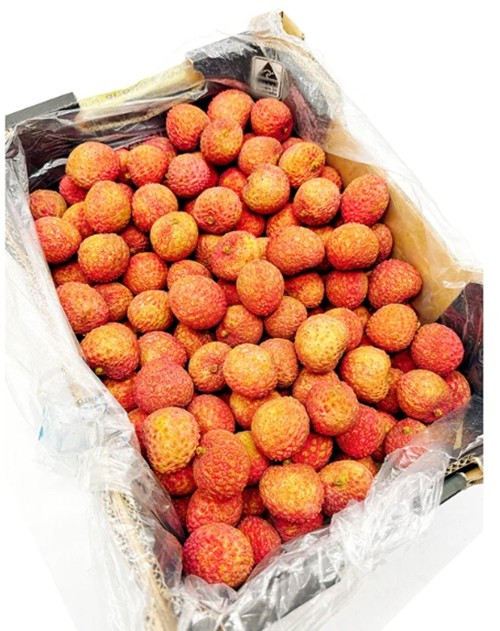 Được đóng hộp chỉn chu, mẫu mã đẹp nên vải Kaimana Australia thu hút khách Việt dù giá cao. Ảnh: Umall