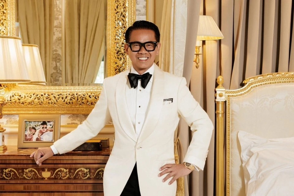 Sau thời gian dài úp mở, mới đây NTK Thái Công bất ngờ khoe căn biệt thự triệu đô ở TP HCM, đặt tên là Thái Công Maison. Ảnh: FBNV