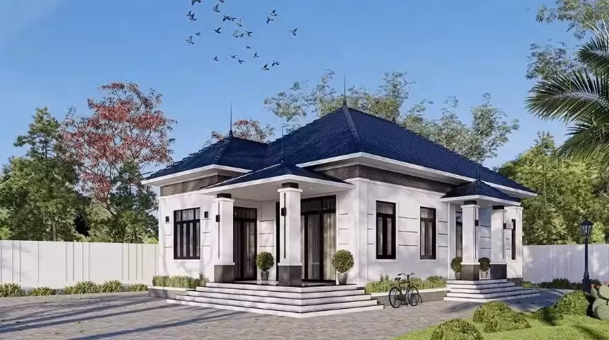 Thiết kế 2 mặt tiền giúp tận dụng tối đa ánh sáng tự nhiên và tầm nhìn, mở rộng không gian sống. Ảnh: Internet