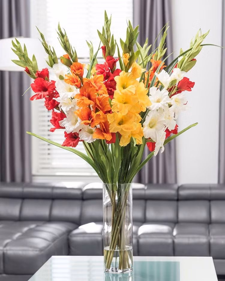 Loài hoa này thường được cắm thành bó cao, đặt ở phòng khách hoặc gần bàn thờ tổ tiên, mang ý nghĩa cầu mong một năm mới thuận lợi, mọi việc “thuận buồm xuôi gió”. Ảnh: Shophoavip