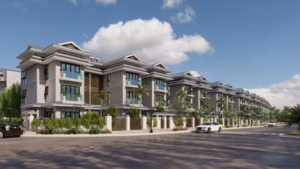 Những khu nhà thấp tầng hoặc chung cư cao dưới 7 tầng thường mang lại môi trường sống yên tĩnh hơn so với các tổ hợp cao tầng đông đúc. Ảnh: Ricons