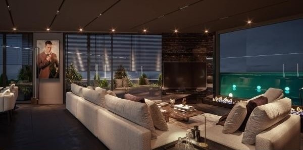 Phòng khách rộng rãi với bộ sofa đẹp mắt. Ảnh: FB Nguyen Le Viet Anh