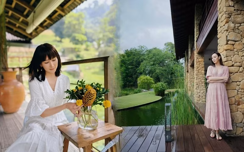 Theo Sohu, gia đình Hồ Tịnh đang sống trong biệt phủ rộng đến 6.000 m2 tại Malaysia, cùng với mẹ chồng, anh chị em chồng và các cháu. Ảnh: Sohu