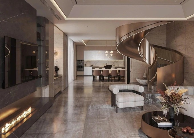 Biệt thự nằm tại khu đô thị đắt đỏ ở Hà Nội, gồm 3 tầng và 1 tum. Ảnh: FBNV