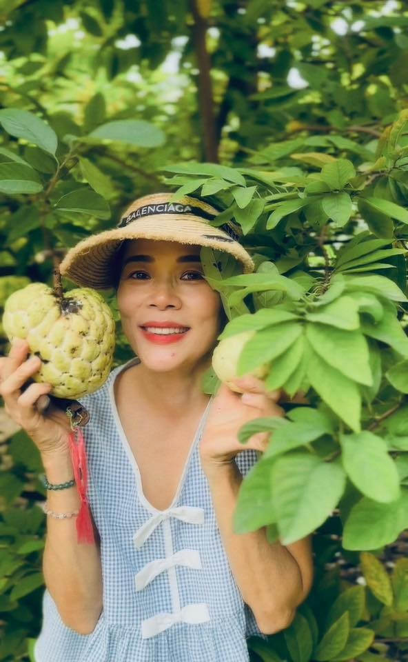 Na cho trái to bự. Ảnh: FB Hoàng Thị Mỹ Lệ