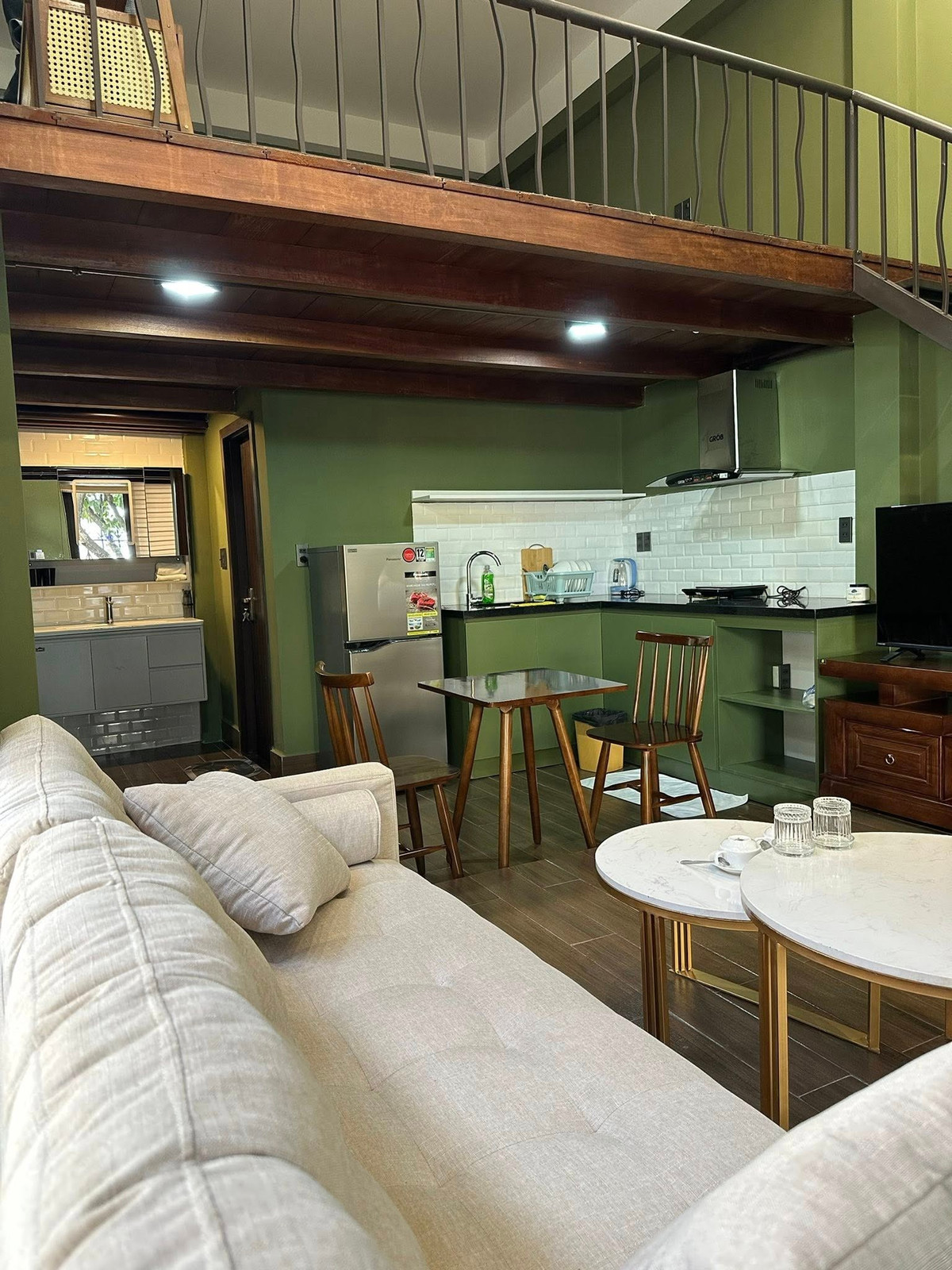 Đây là căn nhà nhỏ xinh gồm một tầng và một gác xép. Ảnh: FB Đinh Thị Thúy Hà