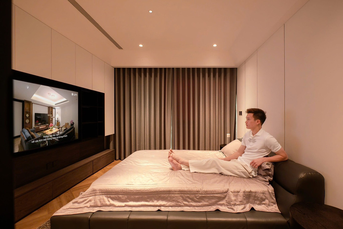 Đây là không gian để Hoàng Đức thả lỏng sau lịch tập nặng và áp lực thi đấu. Ảnh: FB Hoàng Đức