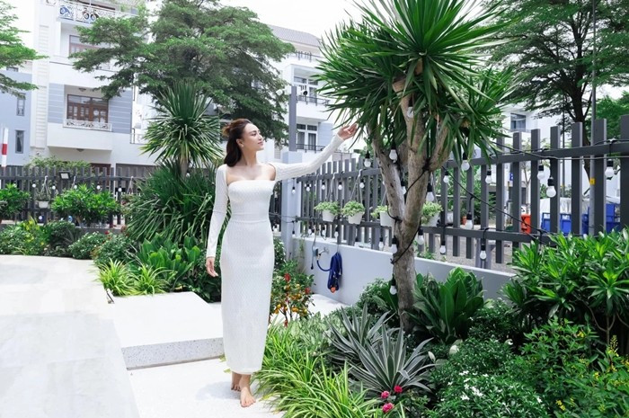 Năm 2023, Ninh Dương Lan Ngọc hé lộ căn biệt thự 200m2 nằm trong khu vực có giá trị cao ở TP HCM. Ảnh: FBNV