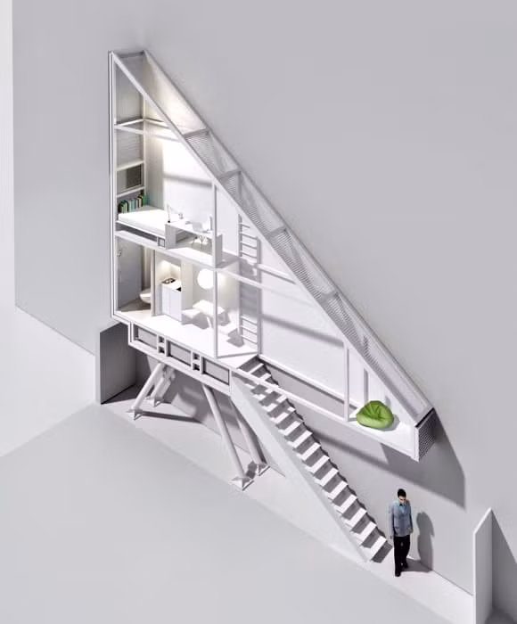 Tất cả được sắp xếp một cách khéo léo và khoa học, đủ để một người độc thân có thể sống thoải mái. Ảnh: Amusingplanet