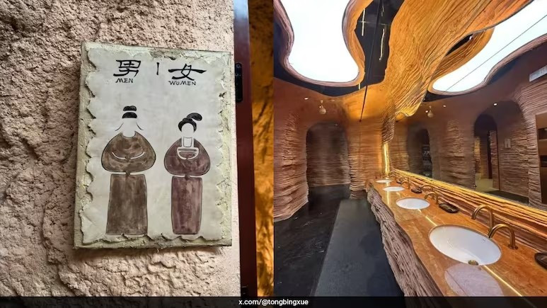 Công trình vốn chỉ mang tính tiện dụng được biến thành một không gian văn hóa độc đáo, thu hút đông đảo du khách đến trải nghiệm. Ảnh: Ndtv