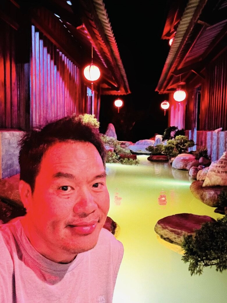 Thay vì chọn ồn ào nơi phố thị, Hoàng Mập đầu tư xây dựng khu nhà vườn rộng lớn tại Di Linh, Lâm Đồng. Ảnh: FBNV