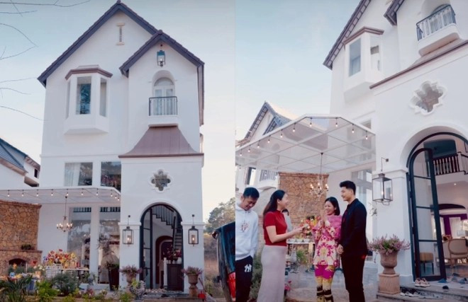 Tại Đà Lạt, nữ ca sĩ sở hữu biệt thự phong cách Châu Âu, cũng sử dụng gam màu trắng chủ đạo. Ảnh: FBNV