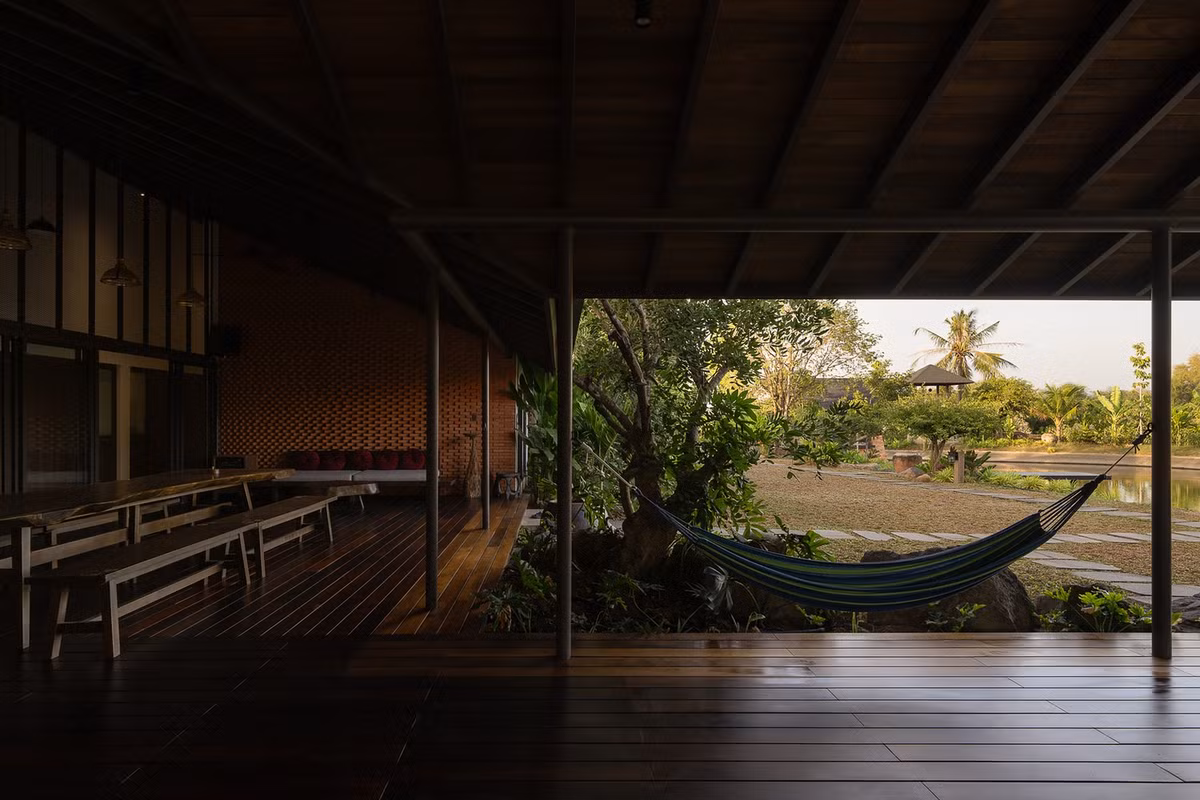 Thiết kế mở để chào đón những làn gió tự nhiên. Ảnh: Quang Đàm