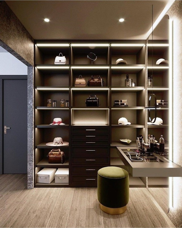 Khu vực trang điểm và đựng đồ. Ảnh: FBNV