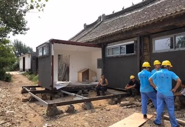 Kiến trúc sư áp dụng giải pháp sử dụng các mô-đun được sản xuất sẵn từ nhà máy để đẩy nhanh tiến độ thi công một cách đáng kể. Ảnh: Sohu