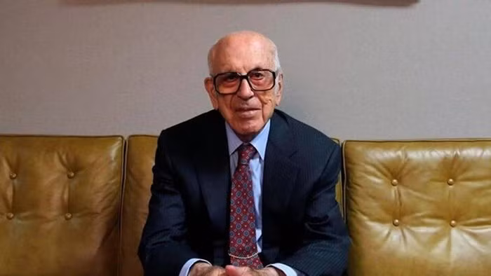 George Joseph, sinh năm 1921, hiện hơn 100 tuổi, được coi là tỷ phú lớn tuổi nhất thế giới. Ảnh: The Financial Express