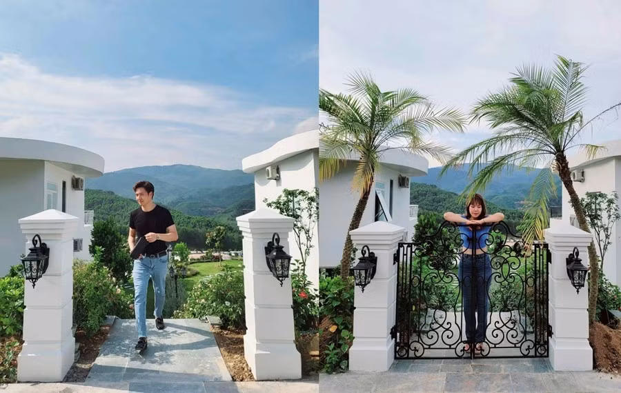 Ngoài căn nhà ở Hà Nội, vợ chồng diễn viên Mạnh Trường còn sở hữu căn biệt thự trên núi đẹp như mơ ở Hòa Bình. Ảnh: FBNV