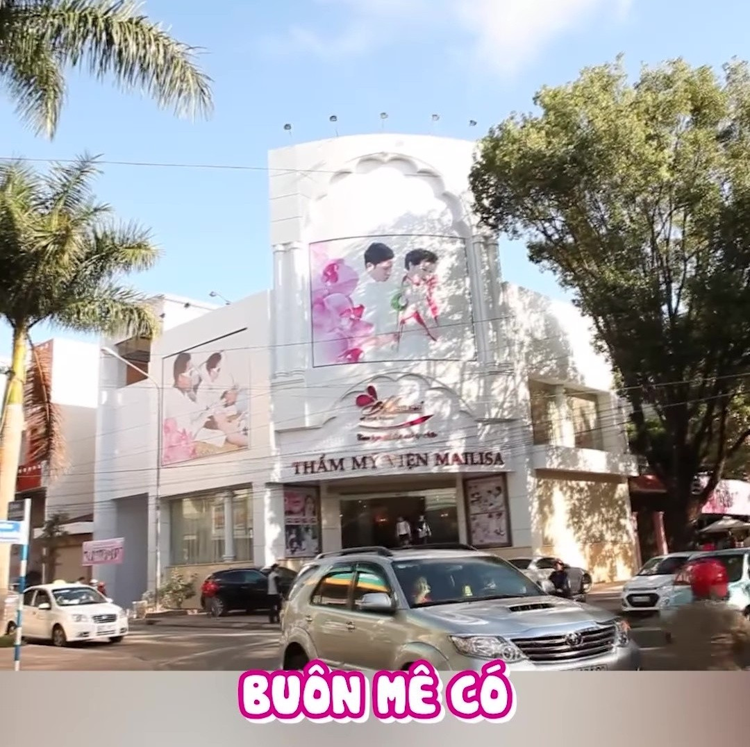 Thẩm Mỹ Viện Mailisa tại Buôn Ma Thuột, Đắk Lắk, có địa chỉ tại số 69-71 Ngô Quyền. Ảnh chụp màn hình