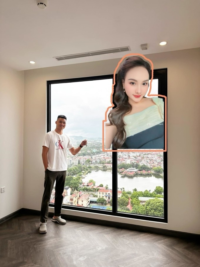 Tháng 8/2024, Bảo Thanh khoe căn hộ mới nhận tại thành phố Bắc Giang, coi đó như món quà sinh nhật đặc biệt dành tặng ông xã. Ảnh: FB Bảo Thanh