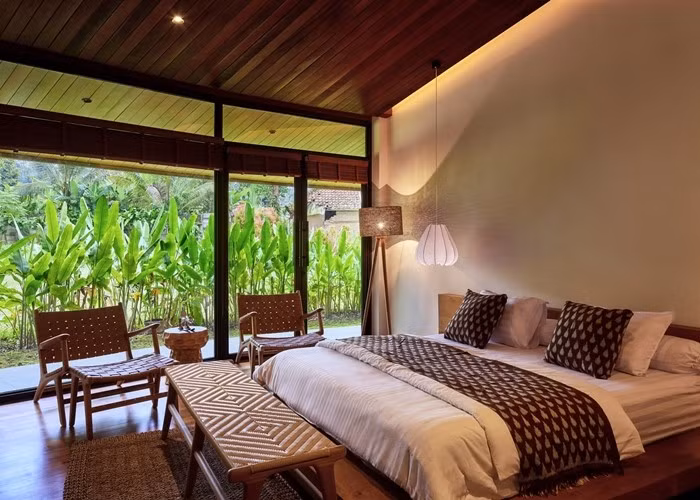 Phòng ngủ bố trí ở phía sau, với hệ thống điều hòa và cách nhiệt riêng biệt. Ảnh: Worldarchidesign