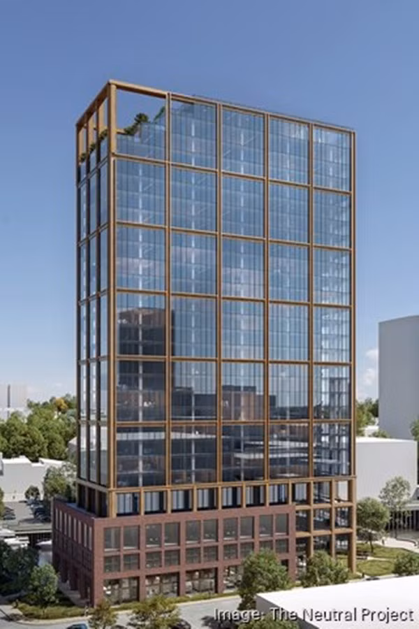 Các vật liệu sử dụng để xây dựng tòa nhà ước tính sẽ giảm lượng khí thải carbon và mức tiêu thụ năng lượng hơn 45% so với các tòa nhà thông thường có cùng loại hình và mục đích sử dụng. Ảnh: Neutral
