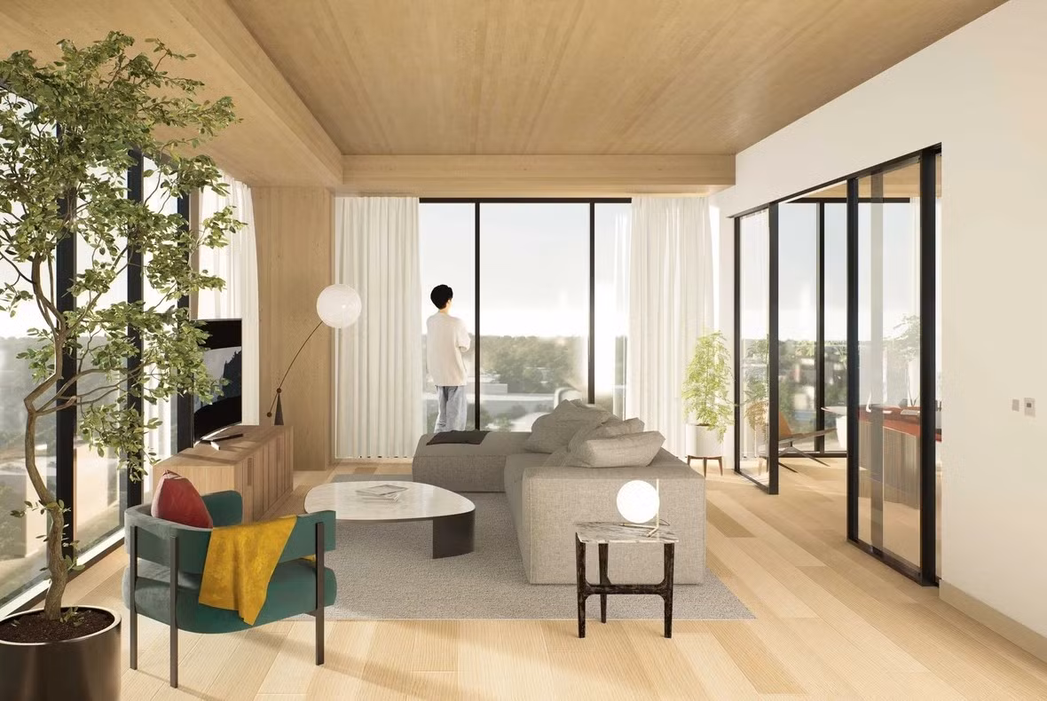 Đặc biệt, loại vật liệu này còn có khả năng chống cháy vượt trội. Thay vì bốc cháy hoàn toàn, lớp ngoài sẽ hóa than, giúp bảo vệ phần bên trong, thậm chí trong một số trường hợp, còn an toàn hơn cả thép. Ảnh: Neutral