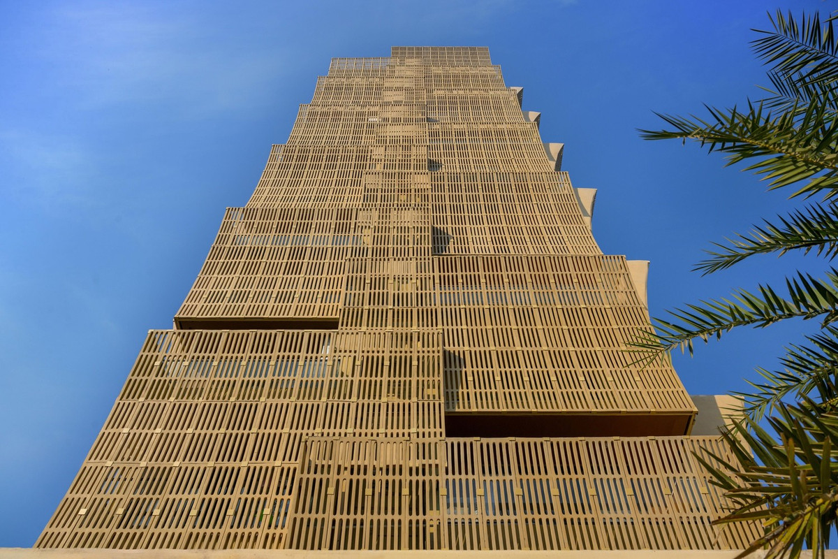 Trên khu đất 900m², tòa nhà 12 tầng, có tổng diện tích xây dựng 3600m² dựa trên các quy định hiện hành và yêu cầu của khách hàng. Ảnh: Vinay Panjwani