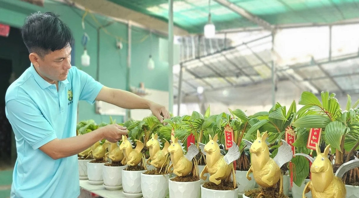 Ấn tượng nhất là đôi mắt tròn xoe, được gắn đơn giản nhưng tạo vẻ mặt ngơ ngác, ngây thơ. Ảnh: VOVgiaothong