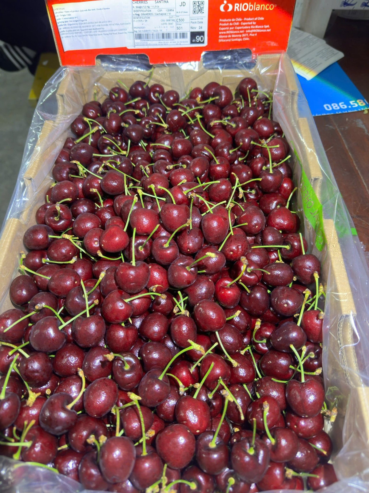 Đáng chú ý, kim ngạch nhập khẩu từ Chile tăng 181%, đạt 33 triệu USD, trong khi hàng từ Mỹ đạt khoảng 900 triệu USD, tăng 66%. Ảnh: Facebook