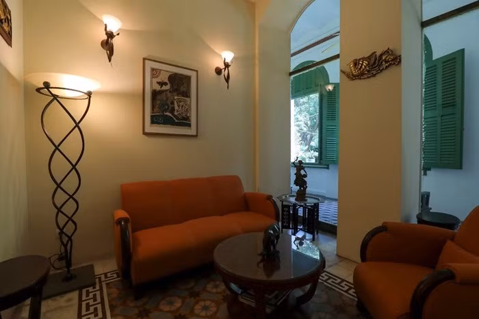 Phòng khách thường là nơi tổ chức các sự kiện của Tổng Lãnh sự quán Pháp. Ảnh: Tiền phong