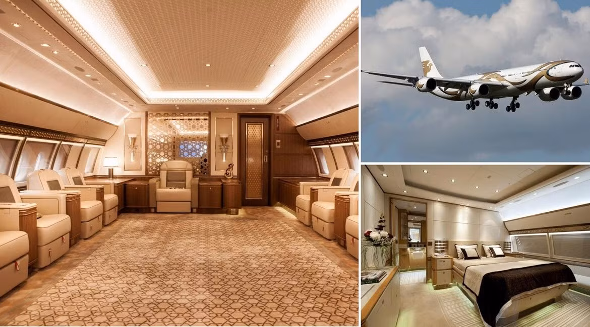 Thứ ông đặt hàng không chỉ là một chiếc máy bay phản lực, mà là một cung điện bay, một vương quốc trên không được chế tạo theo sở thích của ông, có khả năng kết nối các lục địa mà không cần dừng lại. Ảnh: Luxurylaunches