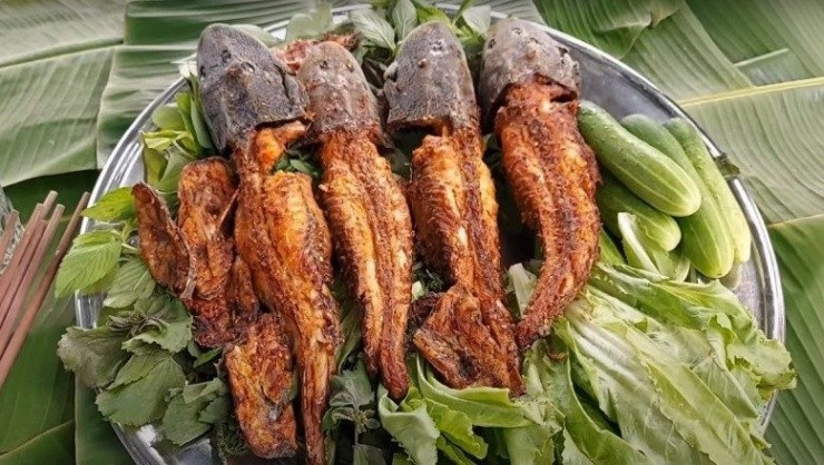 Mỗi món ăn đều mang hương vị đặc trưng của vùng sông nước, hấp dẫn người thưởng thức ngay lần đầu tiên. Ảnh: Facebook