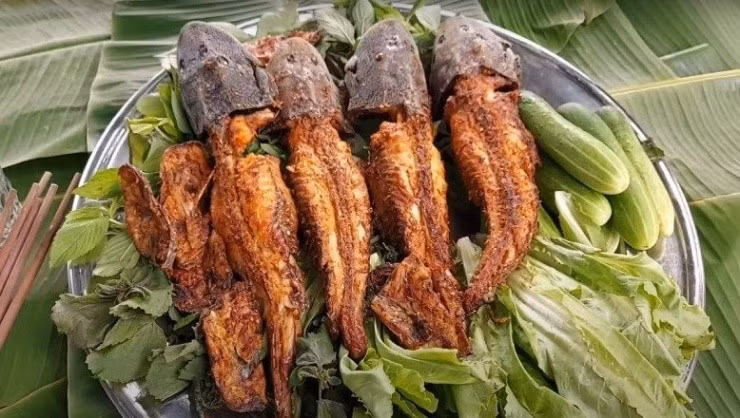 Mỗi món ăn đều mang hương vị đặc trưng của vùng sông nước, hấp dẫn người thưởng thức ngay lần đầu tiên. Ảnh: Facebook