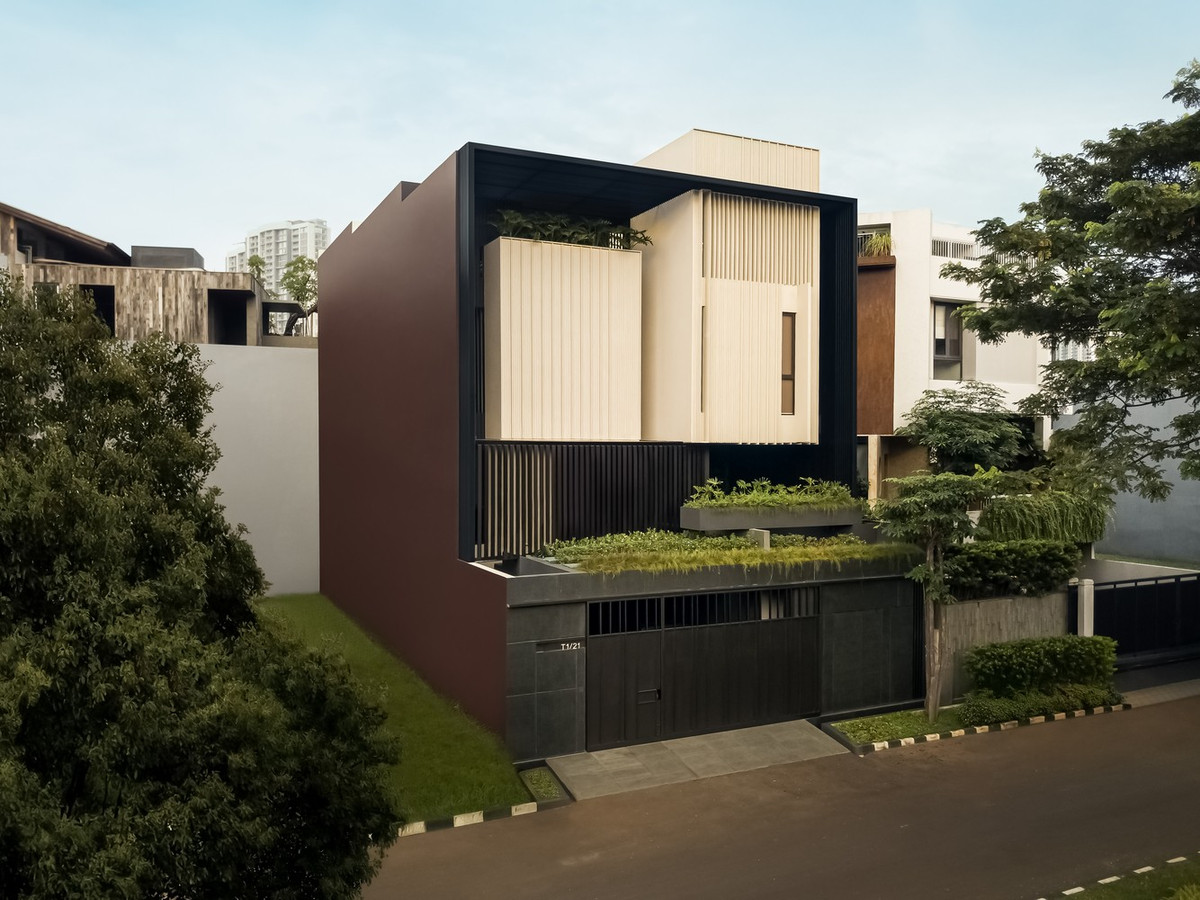 Một khối dành cho các hoạt động gia đình, trong khi khối còn lại dành cho các chức năng riêng tư. Ảnh: Arte Haus