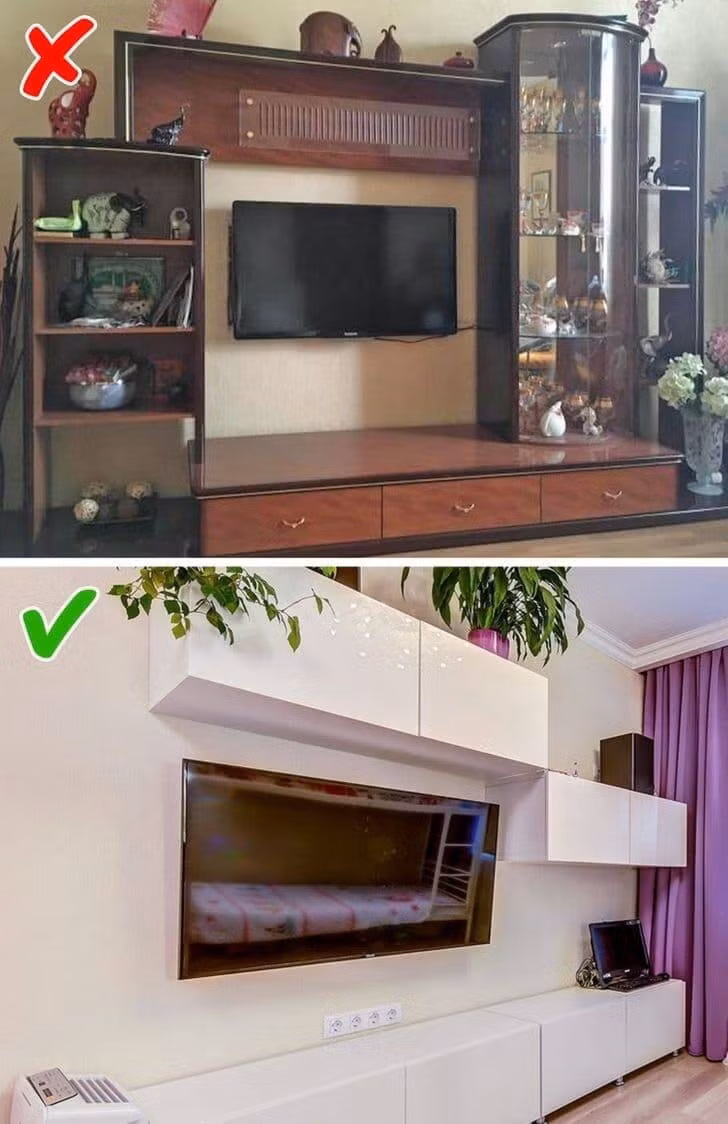 Những kệ tủ hoành tráng đang dần được thay thế bởi các kệ mở và tủ sách trang nhã. Ảnh: Brightside