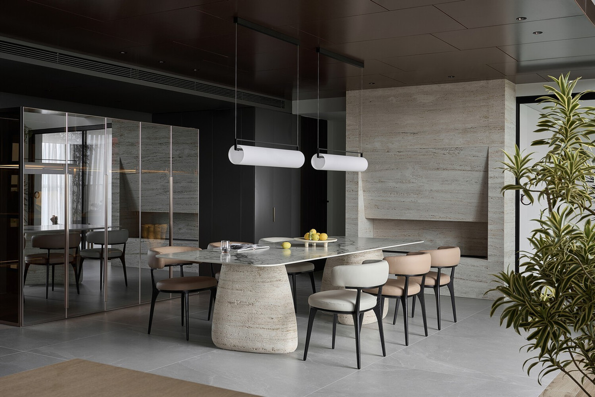 Ngôn ngữ kiến trúc hiện đại thể hiện rõ rệt qua đường nét mạch lạc, mạnh mẽ. Ảnh: Wuyhoang Studio