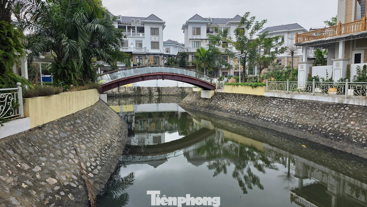 Nhiều ngày nay, con kênh chạy vòng quanh khu biệt thự thuộc Khu đô thị Monbay , phường Hạ Long, bắt đầu ‘trở chứng’. Nước đang trong, bỗng sẫm dần rồi đen đặc, mùi hôi thối, tanh nồng bốc lên nặng đến mức nhiều căn biệt thự hai bên phải đóng kín cửa.