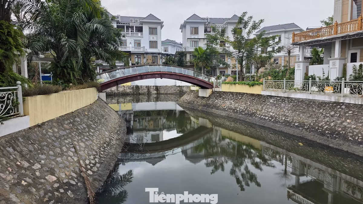 Nhiều ngày nay, con kênh chạy vòng quanh khu biệt thự thuộc Khu đô thị Monbay , phường Hạ Long, bắt đầu ‘trở chứng’. Nước đang trong, bỗng sẫm dần rồi đen đặc, mùi hôi thối, tanh nồng bốc lên nặng đến mức nhiều căn biệt thự hai bên phải đóng kín cửa.