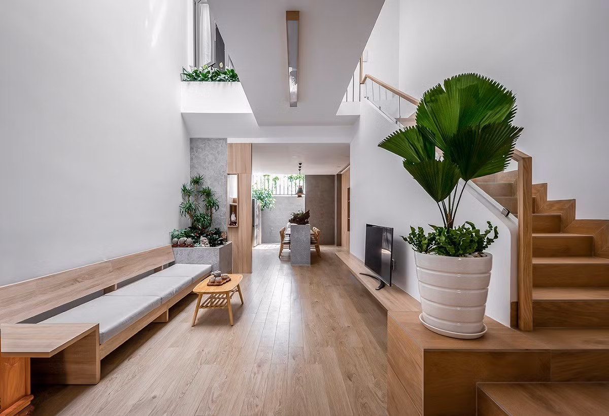 Với 4 thành viên, nhu cầu về phòng ngủ gia chủ đặt ra là 3 phòng: 1 phòng cho bố mẹ và 2 phòng cho 2 con trai. Ảnh: Bùi Minh Quốc