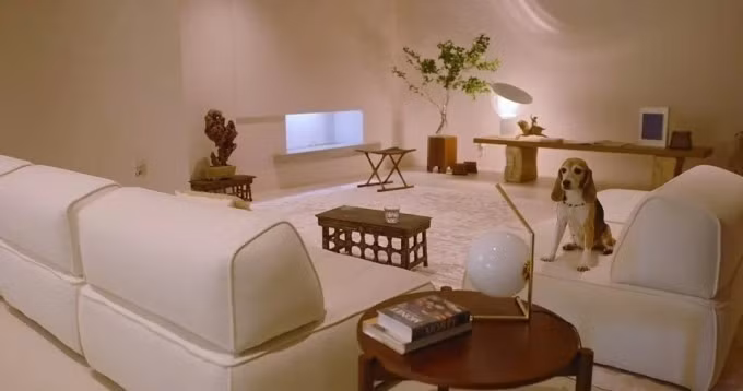 Một góc phòng khách được bài trí đẹp mắt. Ảnh: QQ