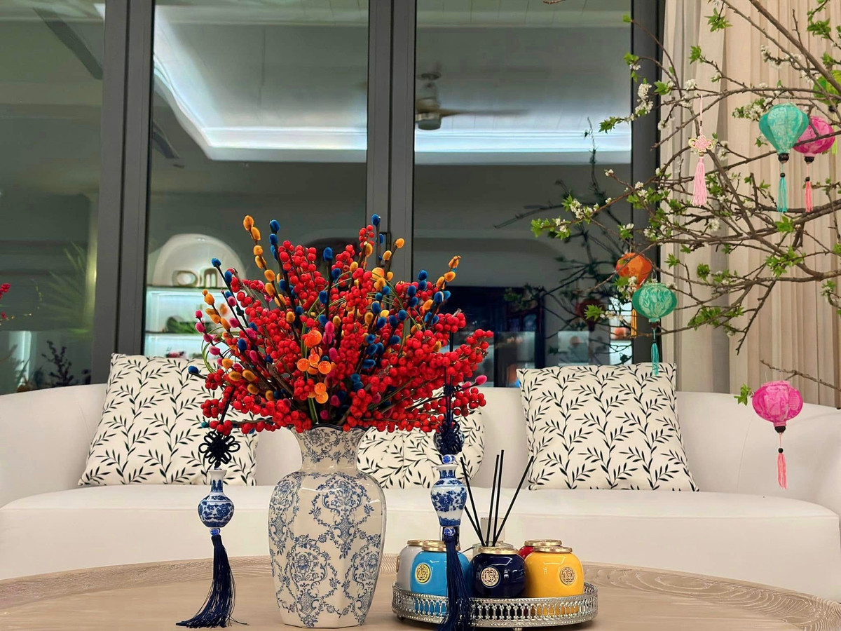 Góc nào trong nhà cũng được decor đẹp mắt. Ảnh: FB Dang Thu Thao