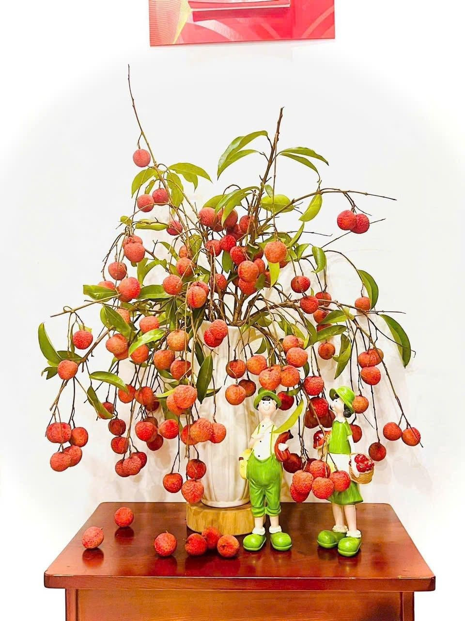 View - Vừa xuất hiện, cành quả vải độc lạ đã "gây sốt" thị trường | Báo Tri thức và Cuộc sống - TIN TỨC PHỔ BIẾN KIẾN THỨC 24H