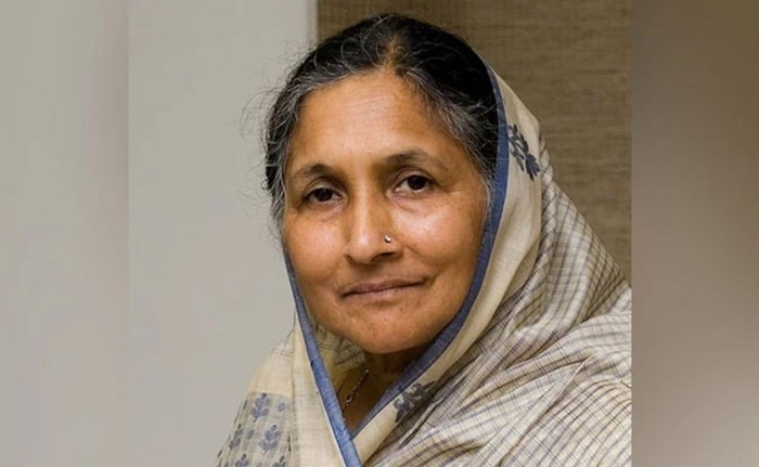 Bà Savitri Jindal, người phụ nữ giàu nhất Ấn Độ, xếp vị trí thứ 7 với 39,1 tỷ USD. Tài sản của bà Savitri Jindal đến từ Jindal Group - tập đoàn hoạt động trong các lĩnh vực thép, năng lượng, xi măng và hạ tầng. Ảnh: NDTV