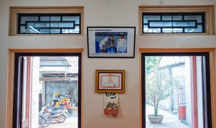 Góc nhà cấp 4 bình dị quen thuộc tại làng quê Việt. Ảnh: Ngoisao