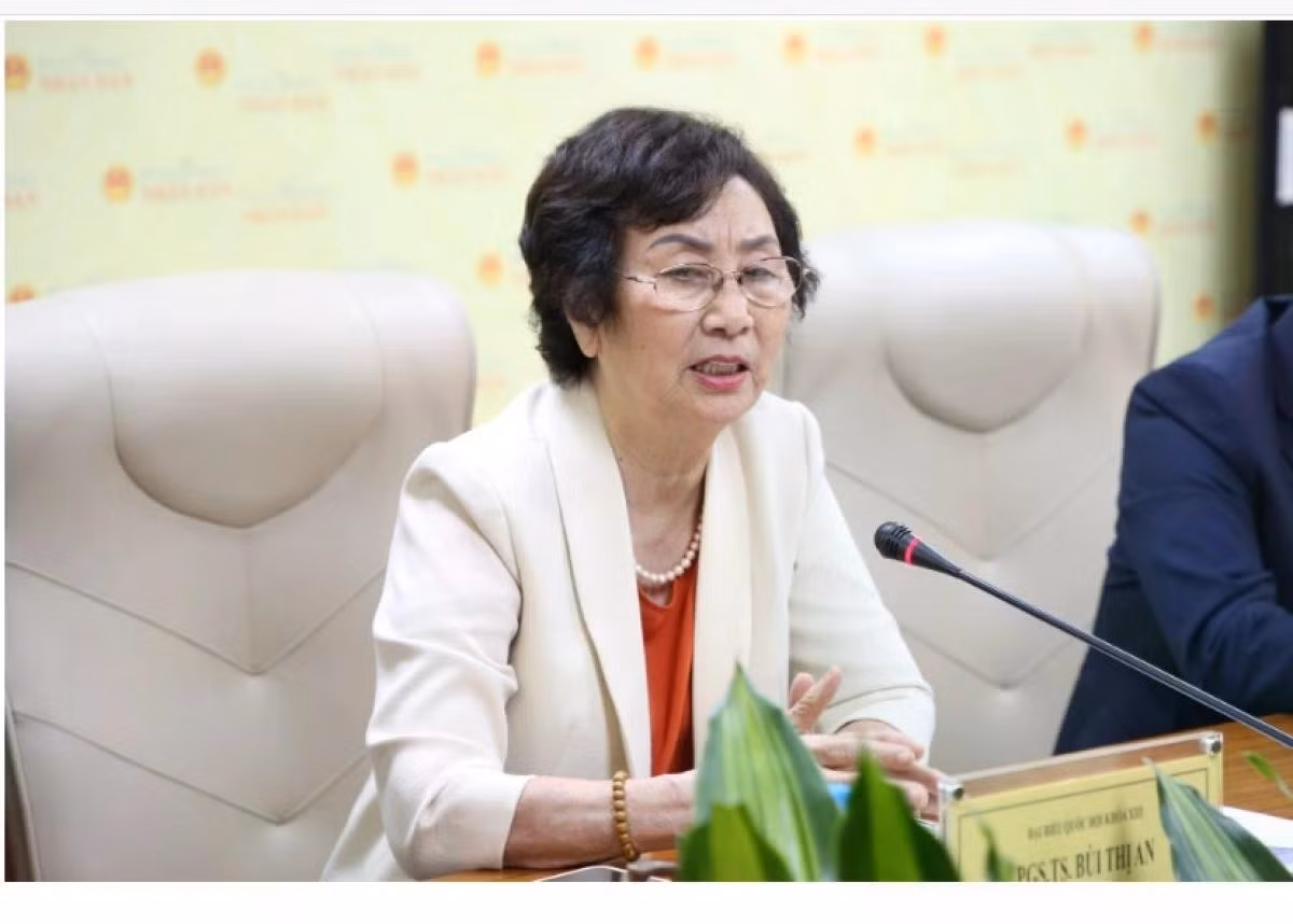 PGS.TS Bùi Thị An, Viện trưởng Viện Tài nguyên, Môi trường và Phát triển cộng đồng